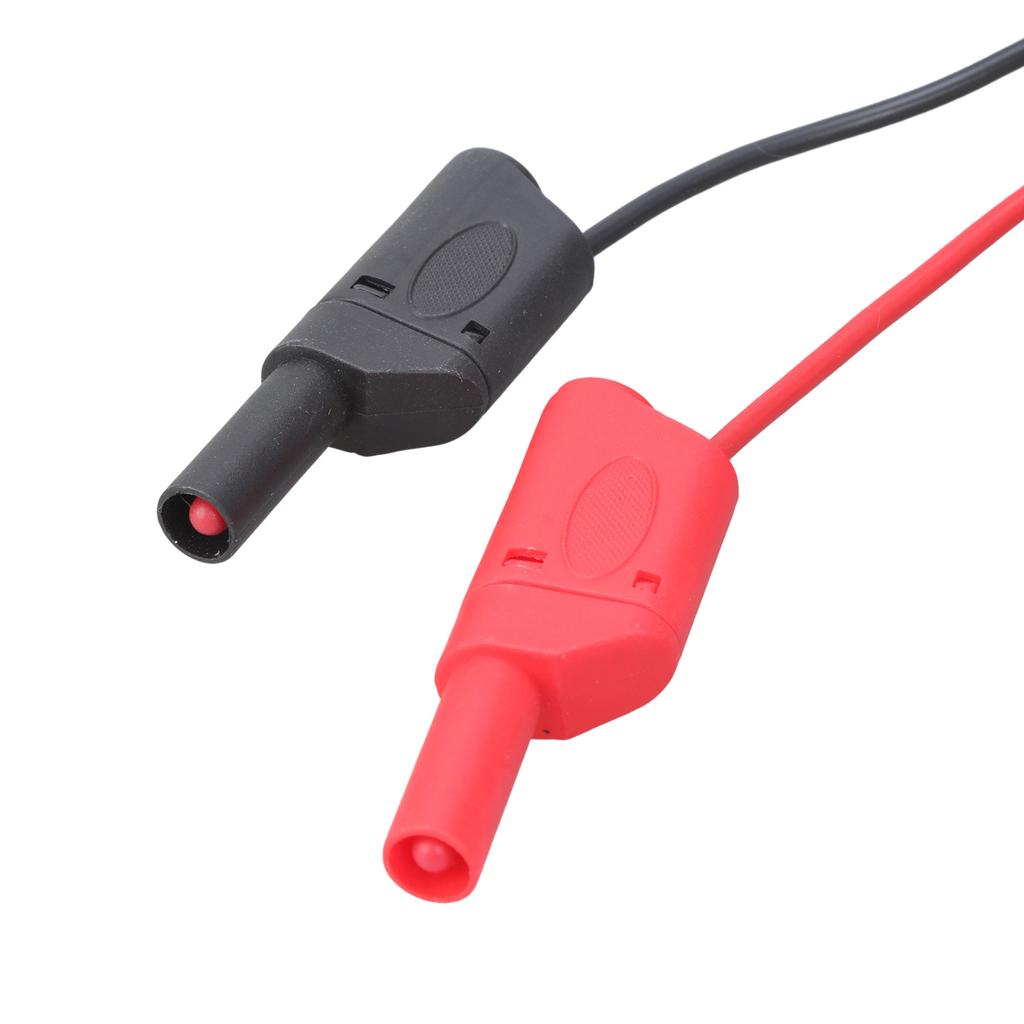 BNC Stecker auf Doppel 4mm Bananenstecker Stapelbare Messleitungen Messspitzen Kabel Geeignet für Oszilloskop Signalüberwachung 120CM