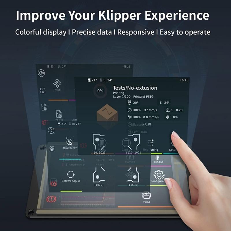 Ecran LCD TFT35 V2.1 480x320 module Wifi pentru 3 piese de imprimantă 3D CR10 pentru înlocuirea plăcii DIP SKR E3 SKR E3