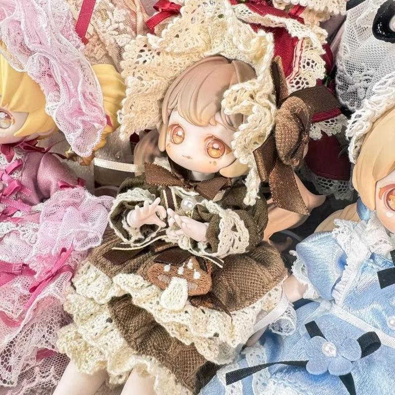 Kiseki Vintage Treasures Bjd Trendy Blind Box Cute Movable Doll Ornament Decorative Pendants For Trendy Gifts
