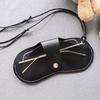 Halter Sunglasses Storage Clip Solid Color Eyeglasses Case Glasses Storage Bag  Sunglasses Pouch