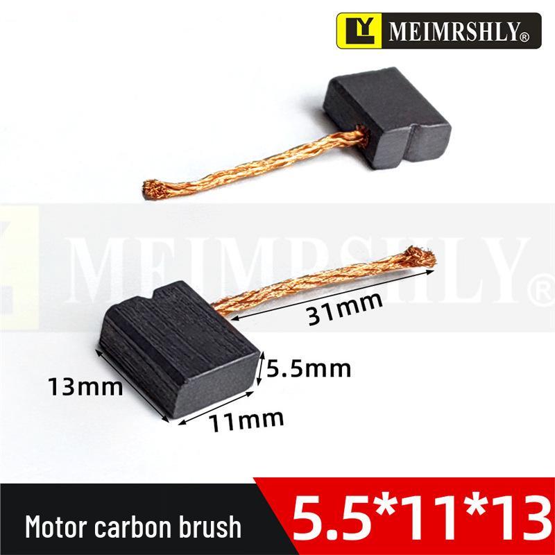 Compatible Carbon Brushes for Valeo, Remy, Jenory, Hanla Alternators - 4.5x6.5x17 mm, High Wear Resistance