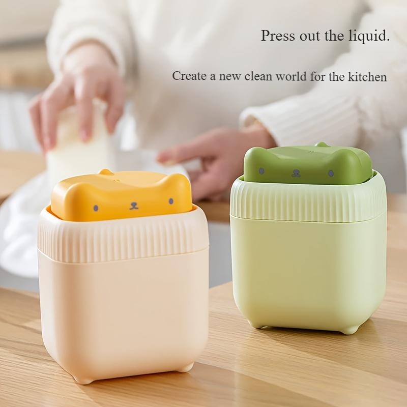 

Soap Dispenser with One-Hand Press Manual Kitchen,Bathroom Soap Dispenser,Hygienic One Touch Pump, Compact Sink Organizer for Dishwashing