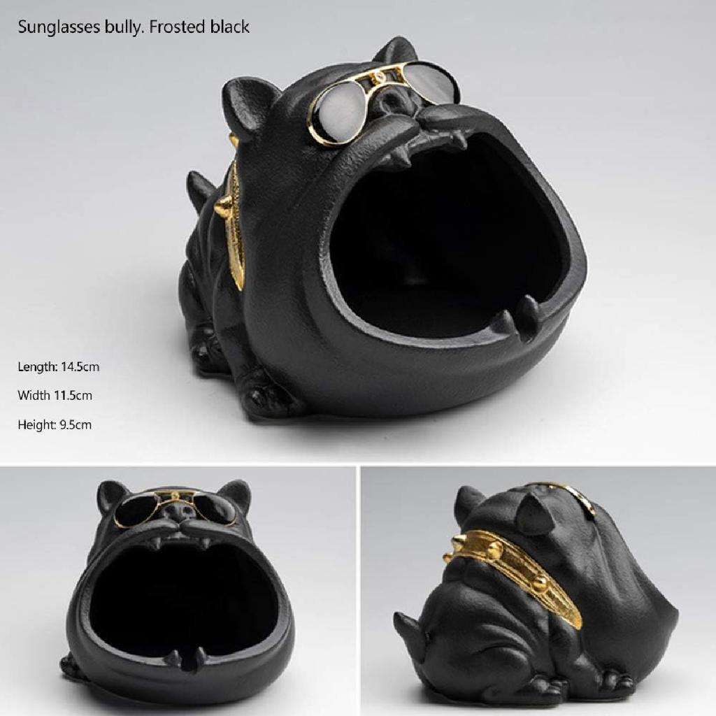 Ceramic Cartoon Gorilla Orangutan Ashtray Creative Gorilla Ashtrays Home Anti-flying Ash Ornament Smoking Accessories Decoration