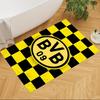 Borussia Dortmund Passion Anti-slip Rug Soft Plush Non-slip Bottom Pet-friendly Living Room Retro American Style Birthday Gift for Family