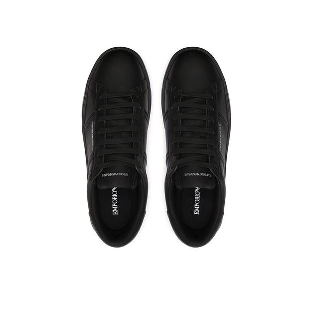 Мужские кроссовки Emporio Armani X4x570 xn840 k001 чёрные