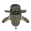 Fishing Flap Caps Men Women Sun Protection Summer Quick-drying Hat Outdoor Face Wide Brim Bucket Hat For Fishing Climbing