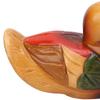 2pcs Hand Carved Wooden Duck Statues Safe Paint Hand Painted Duck Figurine  Home Decor