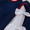 New Girls' Stylish Korean Spring/Autumn Denim 3-Piece Set
