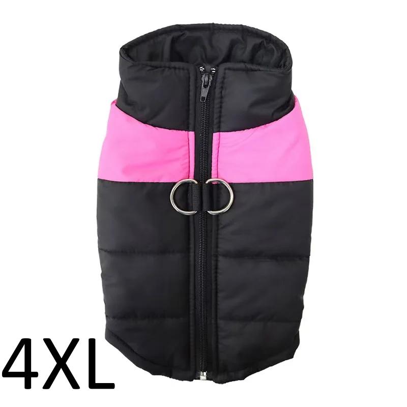 Waterproof Warm Dog Clothes Pet Coat Winter Vest Padded Zipper Jacket Dog Clothing for Small Medium Big Dogs Outfit