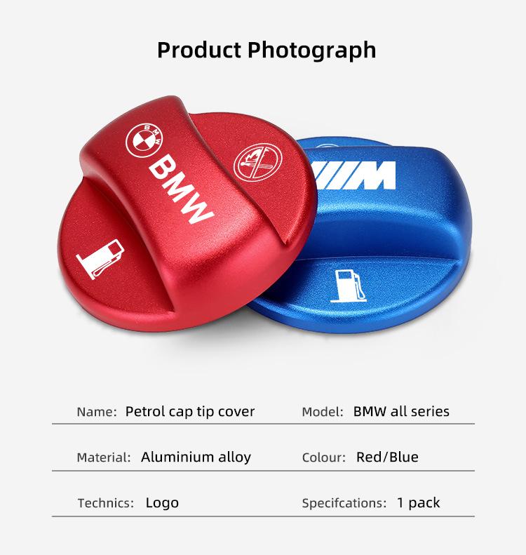 MHLZ2 New 2025 Aluminum Alloy Car Badge Fuel Tank Cap For BMW E46 E90 E60 F30 F10 E39 E36 F20 G20 G30 E92 E87 E91 X5 E70 F11 E30 F31 X