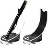 2pcs Acrylic Pen Display Stand Black Color Pencil Display Holder Makeup Brush Holder