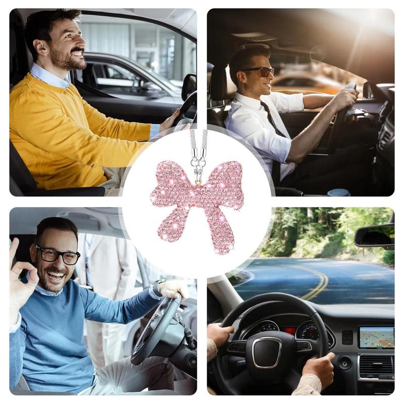 Auto Rückspiegel Anhänger Strasssteine Rückspiegel Anhänger Bling Rückspiegel Zubehör Vielseitiger Rückspiegel