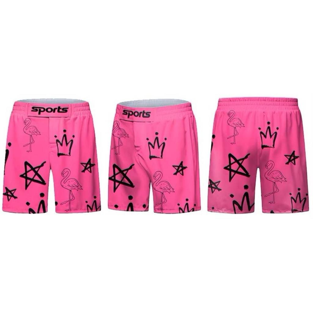 MMA Muay Thai Kickboxing Boxing Shorts Mixed Martial Art UFC Boxer Unisex Men Women Pants Fighting Fitness Gym Training Sport Workout