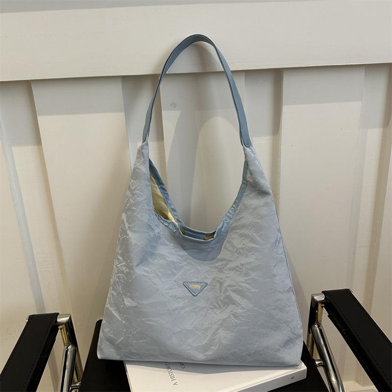 Large capacity bag 2025 autumn new women's tide work shoulder bag temperament simple tote bag