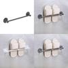 Space Aluminum Wall Mount Shoe Rack For Bathroom With Waterproof Adhesive Installation Modern Design For Home Organization