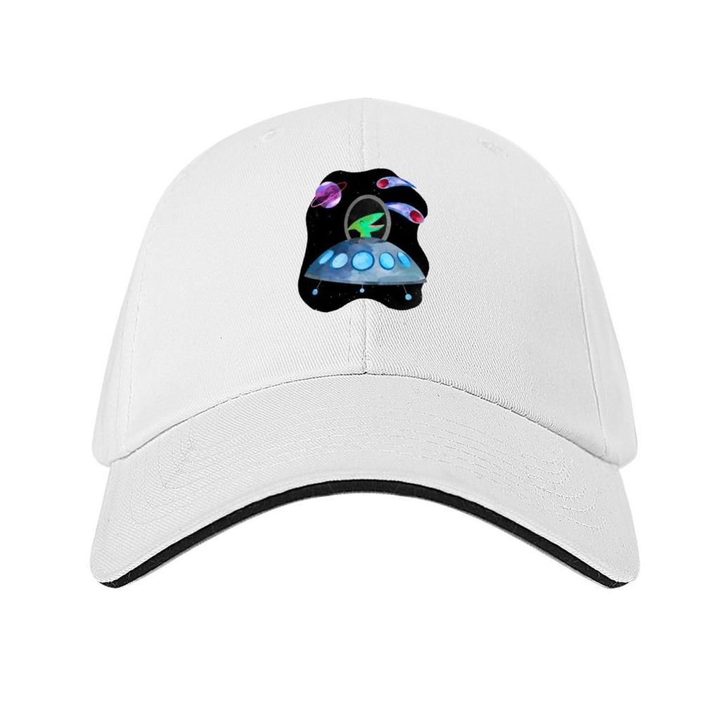 Space Dinosaur Astronauts Watercolor Pink Purple Pattern Baseball Cap Hard Hat Hood Tactical Cap Luxury Caps Caps Women Mens