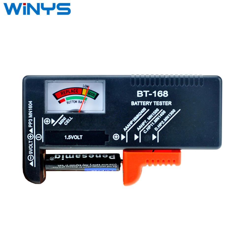BT-168 Battery Tester: Portable AA, AAA, 9V Capacity Measuring Instrument In OPP Package