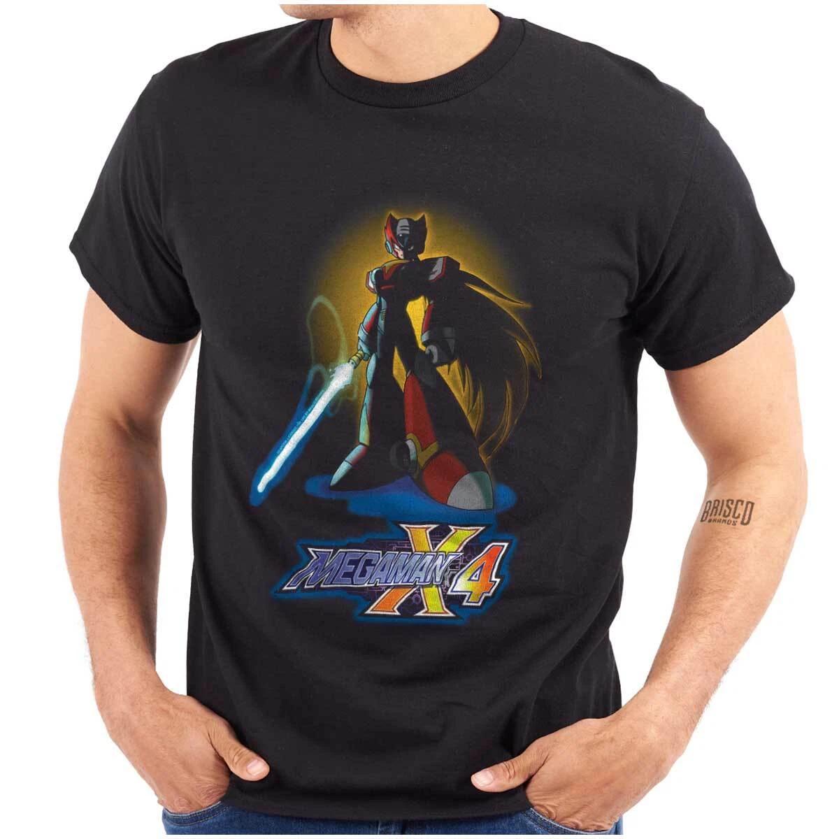 Vintage Retro Mega Man Rockman X4 Video Game Womens or Mens Crewneck T Shirt Tee M