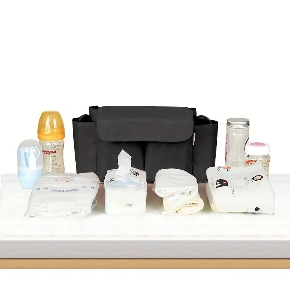 with Bottle Holder Crossbody Diaper Bags Multifunctional Baby Carriage Hanging Bag  For Moms