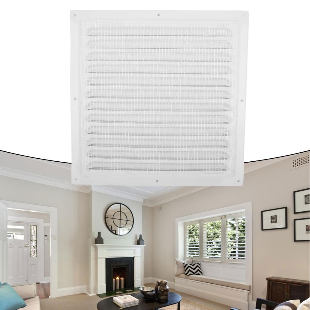 Metal Louver Ventilation Aluminum Grille Cover Heating Cooling Vents Plate Grille Ventilation For Ct Screen Cover