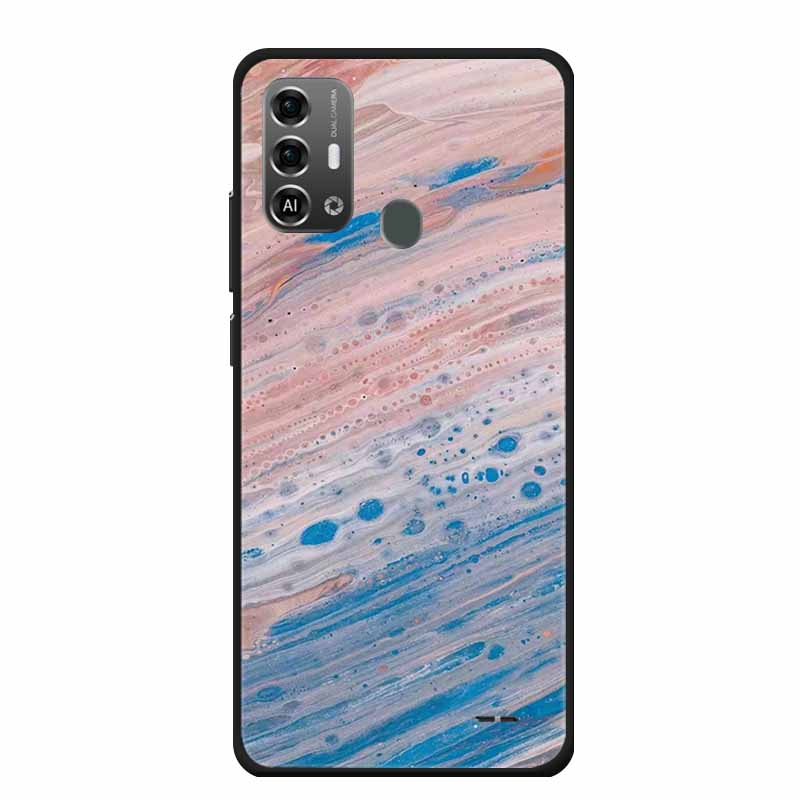 For ZTE Blade A53 Pro Case Luxury Silicone TPU Soft Cover Phone Case ZTE Blade A52 Lite A 52 A 53 Marble Funda Protector Coque