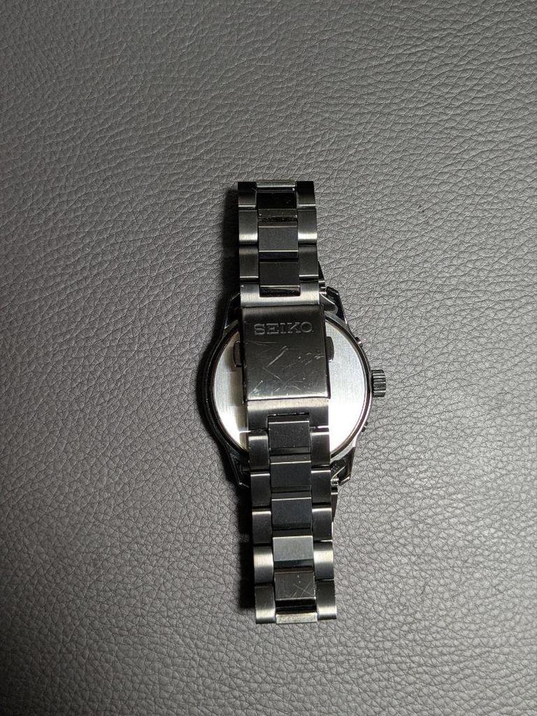 [USED] Excellent Condition Seiko Selection SBTM257 Solar Radio-controlled Watch, All Black