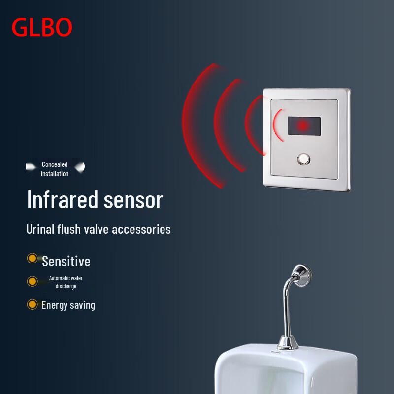 GLBO Встроенный сенсорный смыватель для писсуара