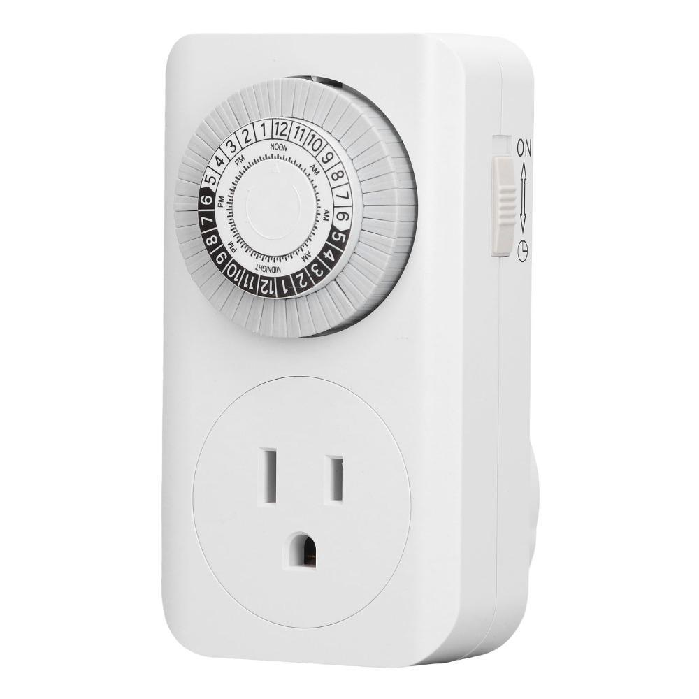 Durable Plastic Timer Socket Timing US 125V Timing Switch Automatic Intelligent Automatic Power Socket Power Control