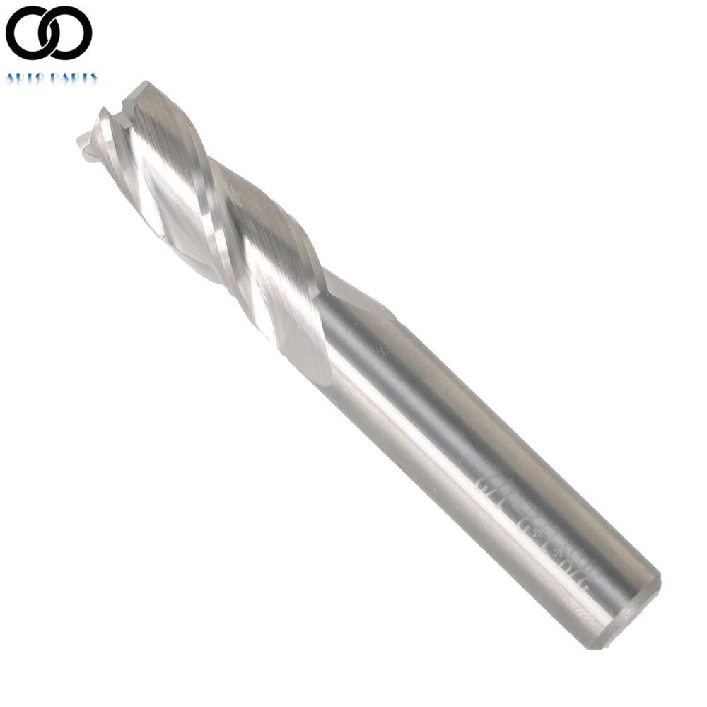 3Pcs 3/8" 3 Flute End Mill Regular Length Carbide High Velocity Milling
