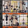 YANBO Multi-functional Squat Rack with Lat Pulldown