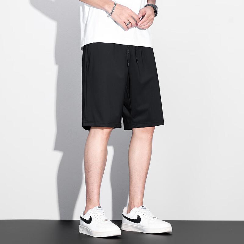 JEEP Men's Ice Silk Straight-Leg Casual Shorts