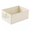 Foldable Cotton Linen Storage Box - Large Capacity Drawer Organizer for Clothes