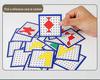 Montessori Small Geometry Nail Board: Creative Educational Toy for Kids - Wooden Mathematics Set with Nails.