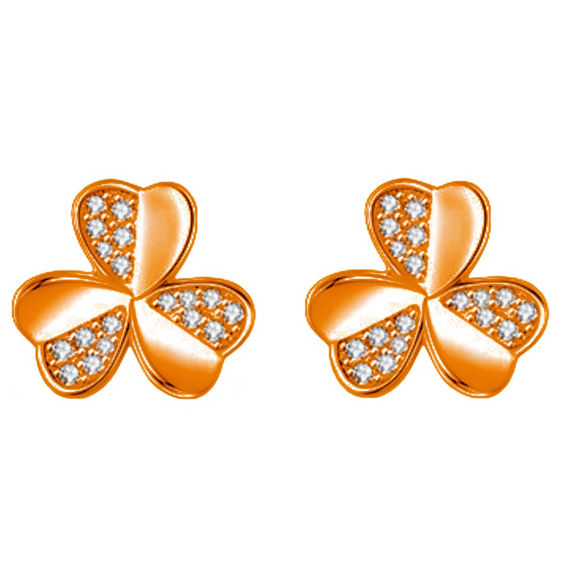 

2023 Новая тенденция, инкрустированная бриллиантами, три дольчатых украшения мочки уха