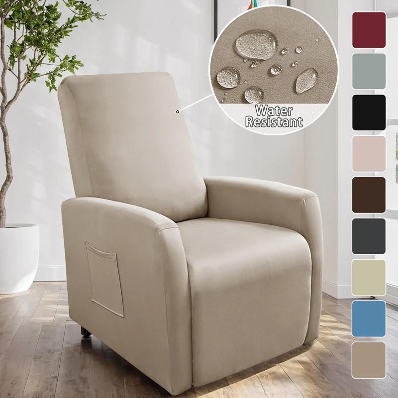 1pc Waterproof Recliner Sofa Cover Non-slip Sofa Covers For Living Room Single Sofa Chair Couch Cover Home Armchair Covers