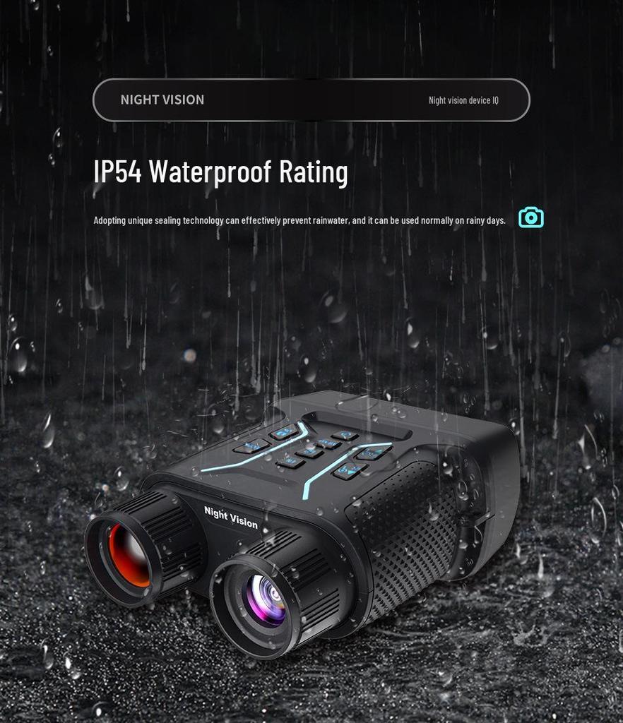 New 4.5" 4K Night Vision Binoculars with 400m Infrared Telescope