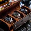 1/2/3 Sleuven Draagbare Leren Horloge Opbergdoos Duurzame Polshorloge Display Tas Horloge Verpakking