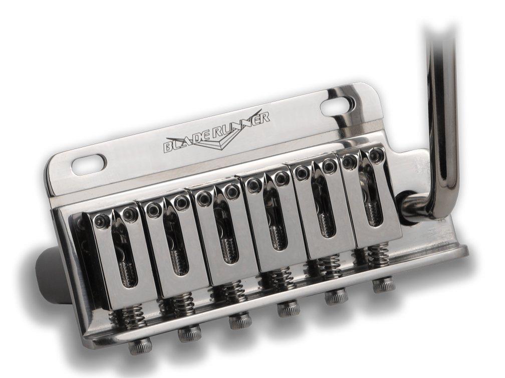

Super Vee Tremolo Bridge BladeRunner Bridge Kit Nickel Super-Vee 2-Post []