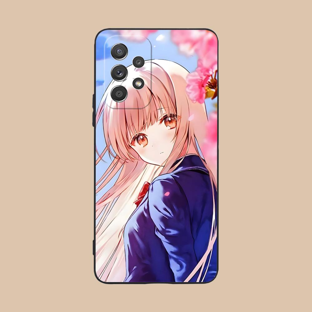 Angel Mahiru Shina Phone Case for Samsung Galaxy M55 54 42 35 34 33 32 23 22 15 14 13 12 F55 5G Soft TPU Shockproof Cover