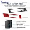 Real Soft Carbon Fiber Sticker For Renault Clio 5 MK5 2020 2021 2022 2023 2024 2025 LHD Car Driver Side Storage Box Frame Trim