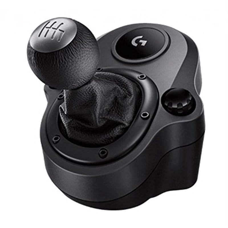 Logitech G Shifter LPST-14900 - Tested and Compatible with Gran Turismo 7, PS5, PS4, PC, G29, G923, Etc. - Racing Steering Wheel, 6-speed Shift Lever,