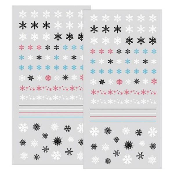 

Наклейки для ногтей Sweet Water Free Tech, снег, 2 шт.