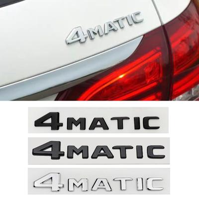 ABS רכב אחורי תא מטען תג סמל מדבקה עבור 4 MATIC לוגו מדבקות W212 W204 W205 W203 W212 CLK GLA GLK SLK E350 G63