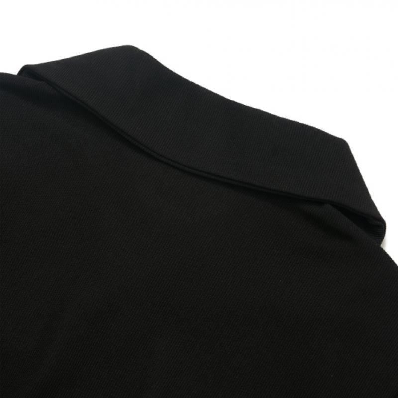 Blu Dot Half Zip T shirT   Color poinT Bk