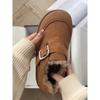 Thick-soled Women's Velvet Thickened Snow Boots New Winter Non-slip Women's Shoes Fluffy Shoes Casual Cotton Shoes