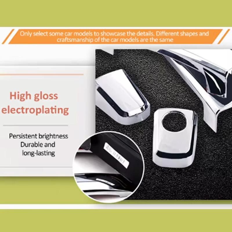 Car Door Handle Cover For Dodge Ram Pickup DS1500 2500 3500 4000 2009~2018 Chrome Smart Handle Cover Exterior Styling Accessorie