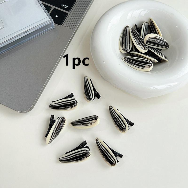 

.1Pc New Simulation Food Fruit Hairpins Creative Personality Melon Seed Barrettes Hair Clips Funny Food Hairgrips Hairpins