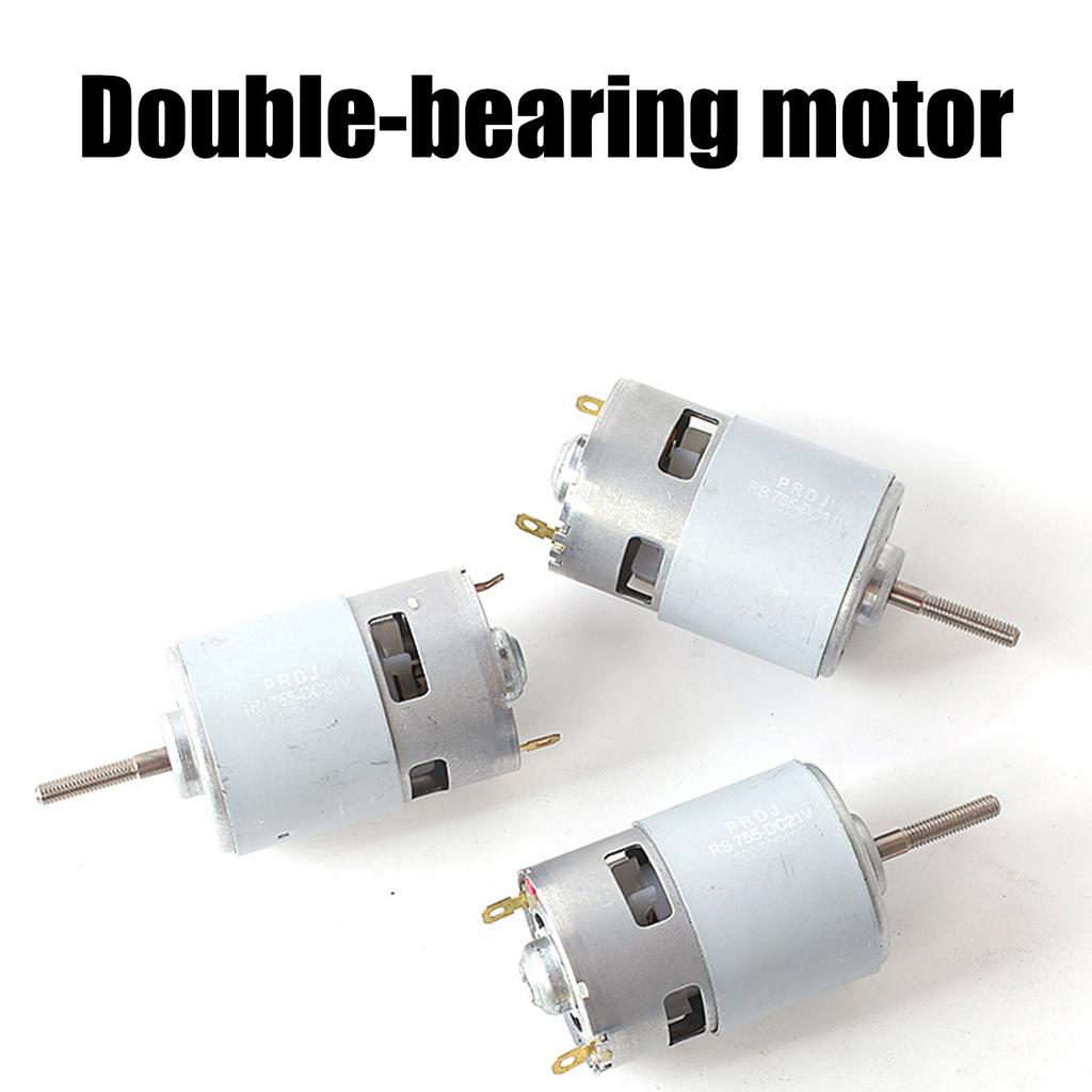 755 Micro Direct Current Motor High Efficiency Copper Core For Lawn Mowers Brush Cutters Quiet Operation