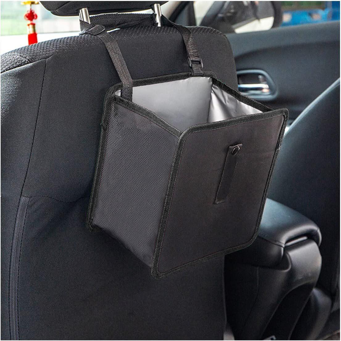 

Складное автомобильное мусорное ведро: Подвесная, герметичная сумка для хранения большой вместимости для органайзера салона автомобиля 1pc