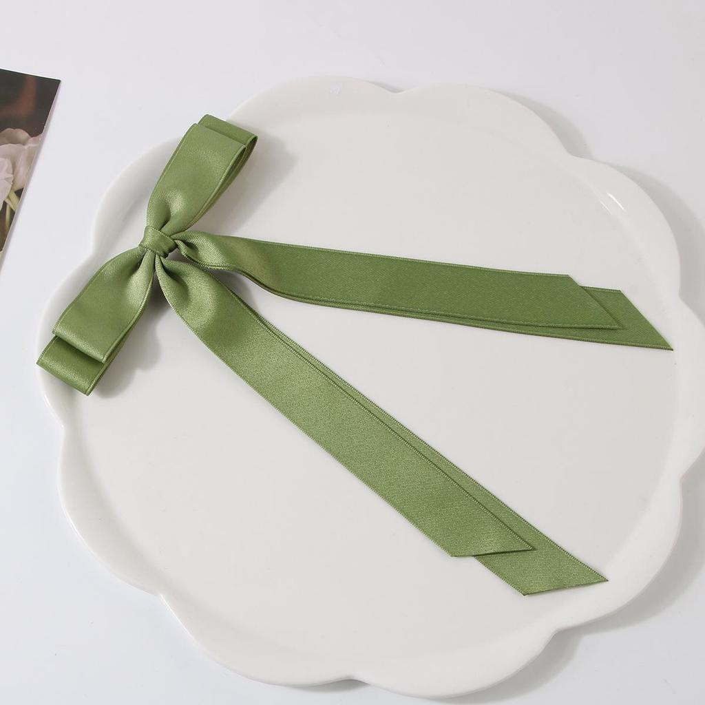 Ballet Style 4cm Bow Duckbill Hair Clip - Sweet Ribbon Hair Accessory